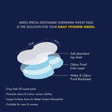0978 Underarms Sweat Pads Disposable Highly Absorbent Pads Cotton Anti-allergic Anti Bacteria Anti Smell Underarm Perspiration Pad For Men And Women (Pack Of 10)