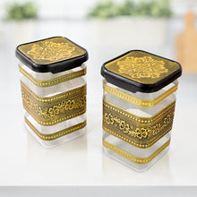 Plastic Rajwadi Container 2pcs Set 1100ml