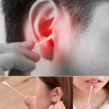 6016 Cotton Swabs Bamboo With Wooden Handles For Makeup Clean Care Ear Cleaning Wound Care Cosmetic Tool Double Head Biodegradable Eco Friendly (Pack Of 20)