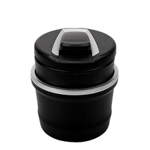 Portable Car Ashtray With Lid And Blue Led Light (1 Pc  With Color Box)